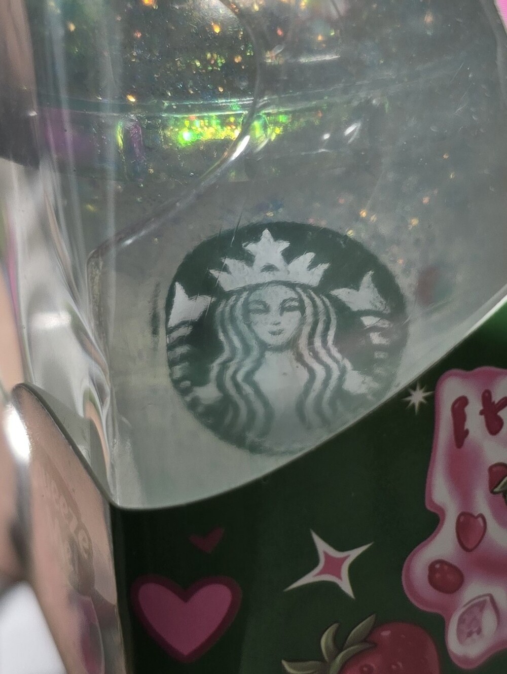 NeeDoh Starbucks Glitter Drink Cup Squishy - Picture 2 of 5